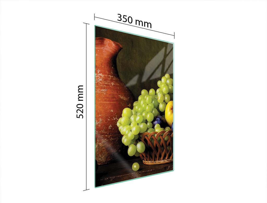SZKLANA DESKA DO KROJENIA 35x52 WINOGRONO