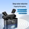 Wireless Lapel Microphone with Display for Streaming & Recording