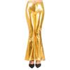 Women's Multi-Color Shiny Patent Leather Flared Pants - European & American Fashion