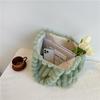 Fashion Designer Faux Fur Tote Bag for Women Handbags Autumn Winter Plush Shoulder Crossbody Bags