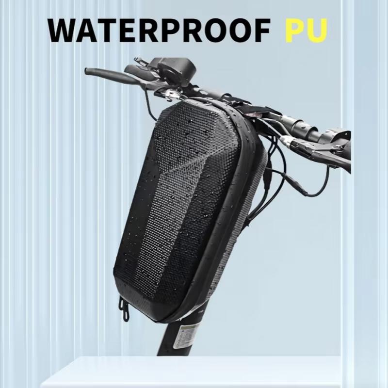 Bicycle Handlebar Bag Portable Hard Shell Bike Front Bag Large Capacity Hanging Storage Box for Electric Scooter Easy to Install
