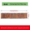 Carbonized Anticorrosive Wooden Picket Fence for Indoor & Outdoor Gardens, Balconies, and Courtyards.