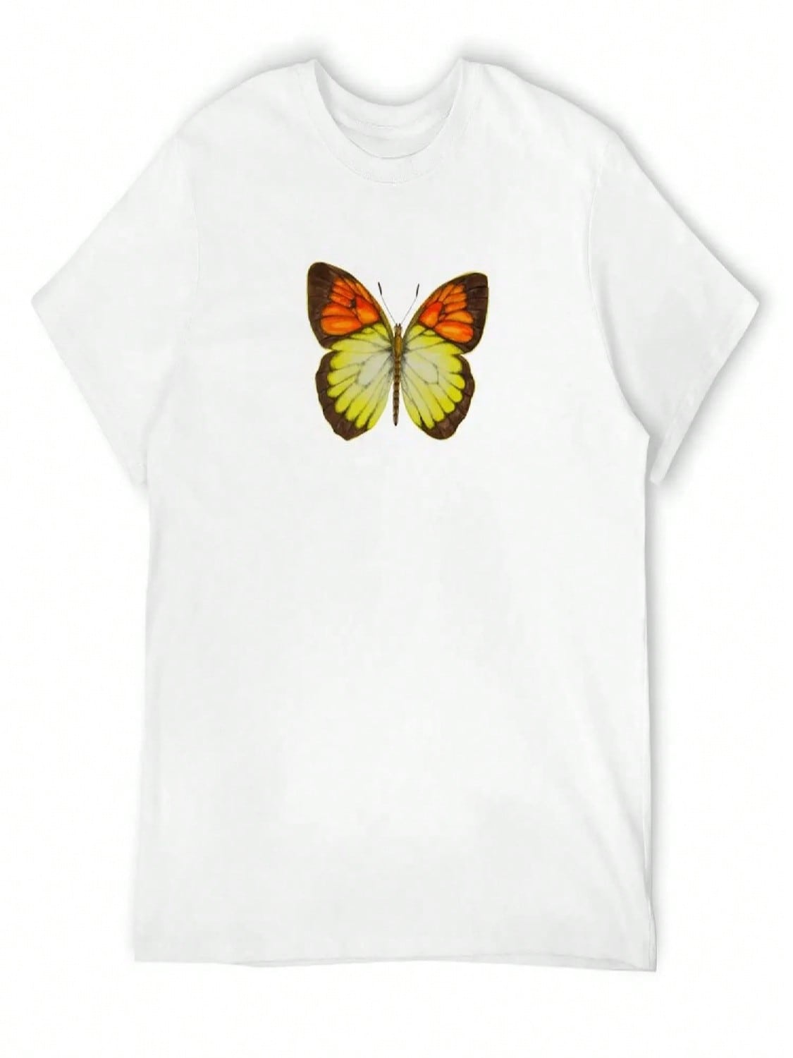 Orange Tip Butterfly T-Shirt Funny T-Shirts Mens T Shirts Pack S разноцветный