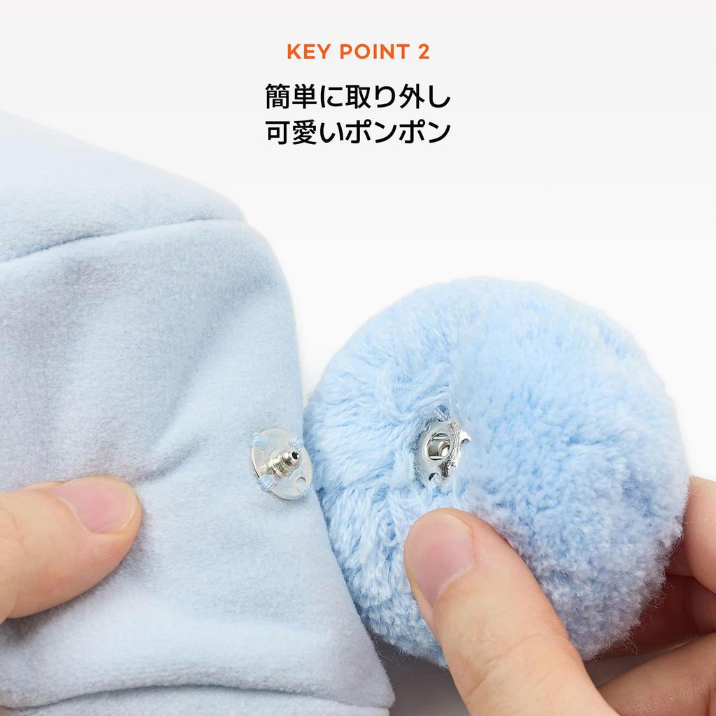 Konny Winter Bonnet Baby Hat, Sage, 6 Months