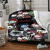 1 szt. Koc Hello Kitty Happy Halloween Lekki flanelowy koc na sofę łóżko podróż camping salon biuro kanapę fotel