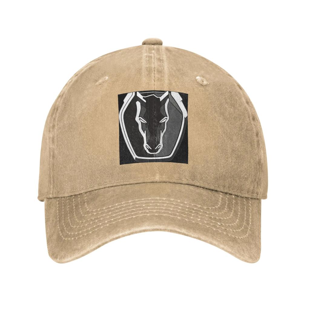 Dark Horse Mustang Abzeichen Gewaschene Jeans Kappe Lässige Baseballkappen Verstellbarer Hut Sommer Unisex Baseballkappen