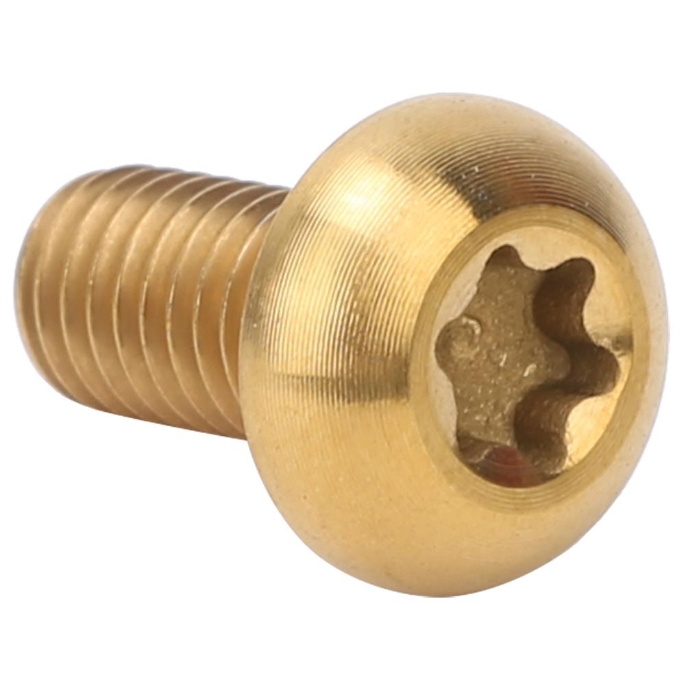 5pcs Celsius Pack Alloy M5*12 Water Bottle Cage M5*10 Disc Brake Screws(M5*10 Gold )