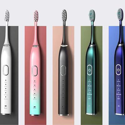 Ultrasonic Electric Toothbrush Rechargeable USB for Adults Teeth Whitening 5Mode Sonic Tooth Brushes Smart Timer with Travel Box