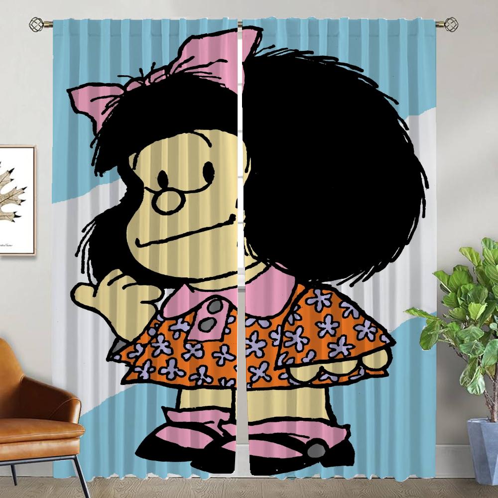 Mafaldas Elegant Room Curtains for Camera Modern Living Room Curtains 2 Pieces Partition Window Curtain Tulle for Bedroom Shades