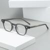 2PCS Classic Big Glasses Frame for Men Clear Lens TR90 Square Glasses Anti Blue Light Male Retro Acetate Transparent Blue