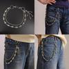 Hip Hop Skull Waist Chain Metal Necklace For Men Women Streetwear Fashion Accessory
