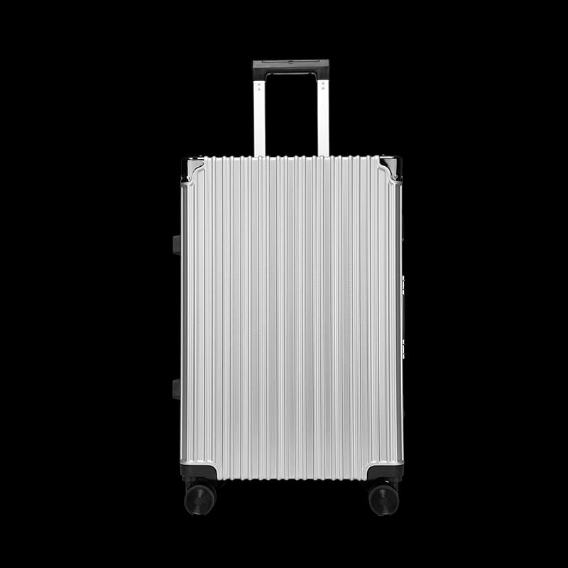 

Hengyuanxiang Upgraded Striped PC Spinner Luggage 20 inch