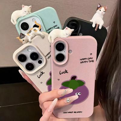 IPhone 11 12 13 14 15 16 iPhone 11 12 13 14 15 16 Pro 12 13 14 15 16 Pro Max için Boyalı Telefon Kılıfı