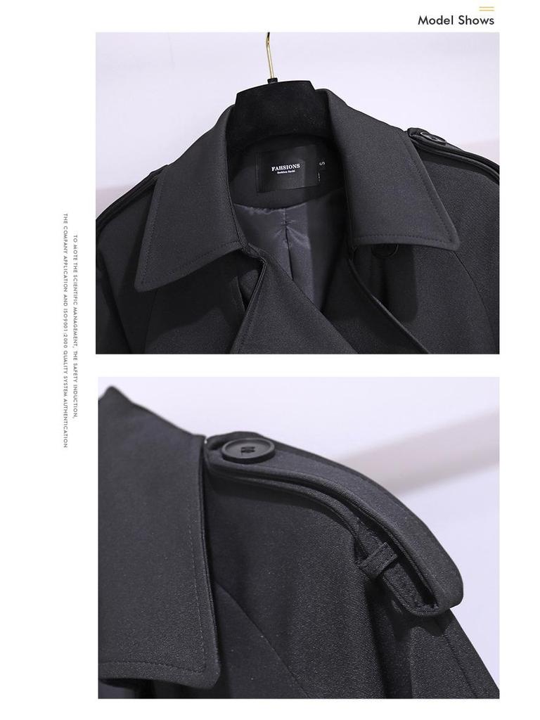 Women's Khaki British-Style Trench Coat