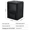 Household Kitchen Compost Bin for Garden and Yard Waste