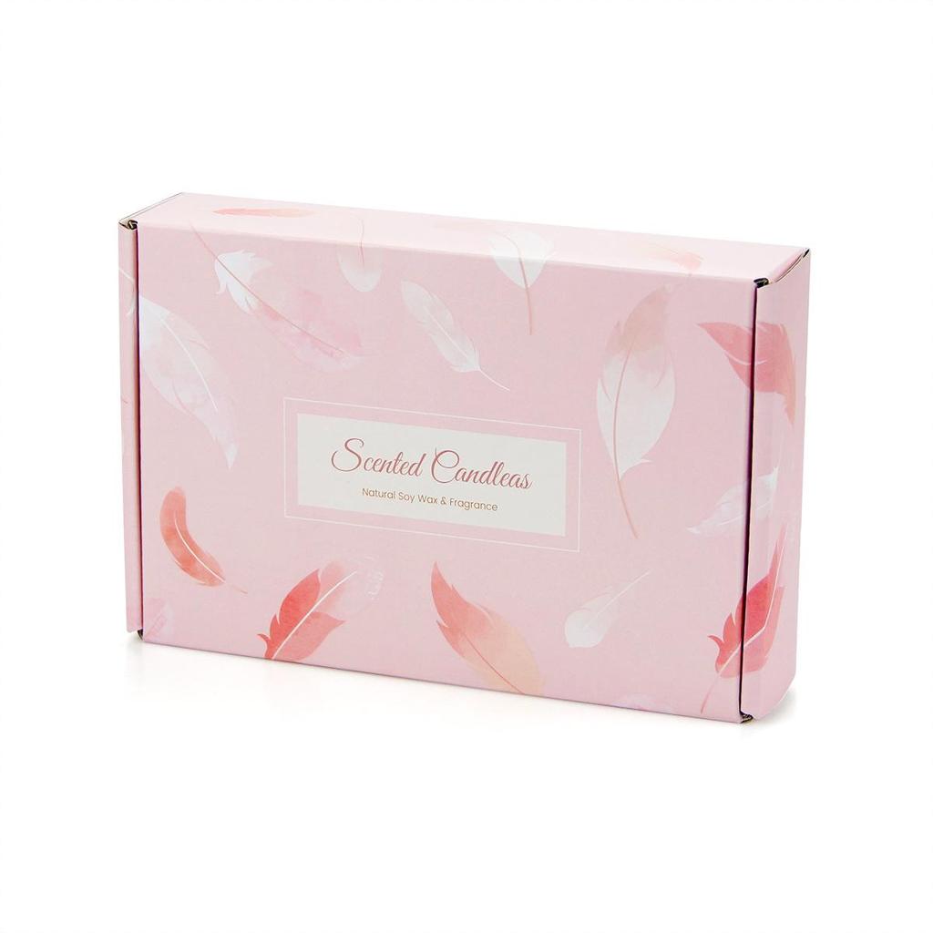 New Year Scented Soy Wax Candles: Multi-Scent Glass Cup Set for Party Favors