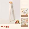 1/5 Pairs Easy To Use Chopsticks Anti-Slip Food Clip Cartoon Capybara Chopsticks  Kids Supply