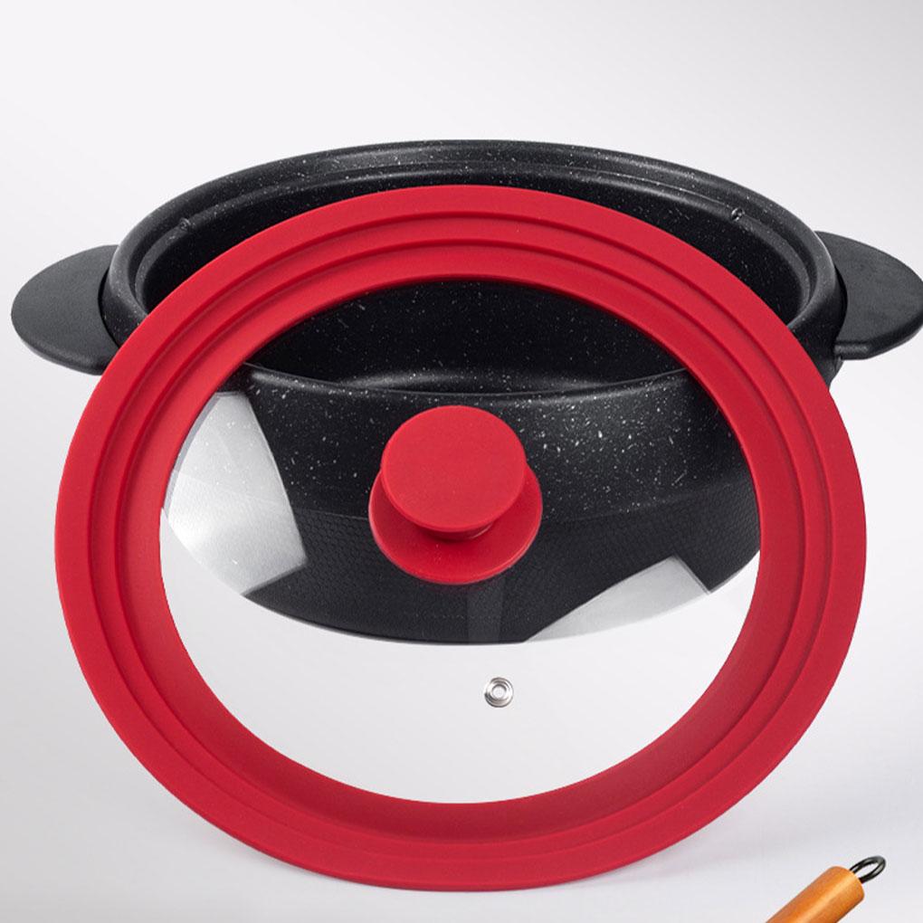 Food Grade Silicone Pot Cover Rust-resistant Good Sealing Kitchen Kitchen Pot Coverl Pot Lid