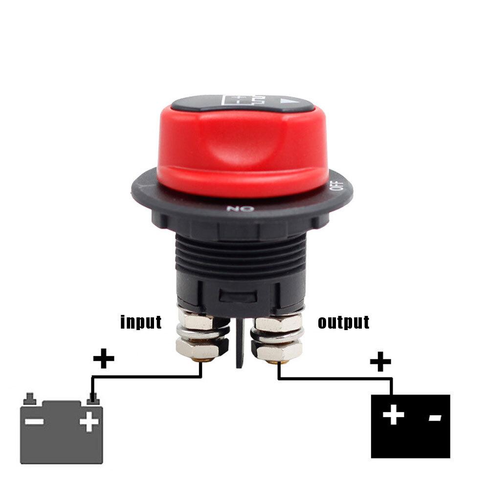 Battery Disconnect Switch 100A 12V for Car Truck SUV Boat Marine