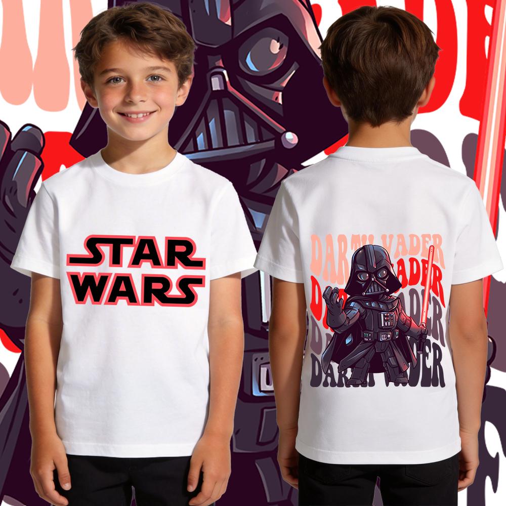 

Star Wars Darth Vader Print Boys T Shirt Casual Cotton Kids Clothing Toddler Summer Top 110