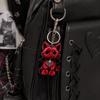 Acrylic Wounded Cat Keychain Halloween Bag Charm Keyring Kitten Pendant  Bag Decoration