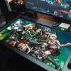 Dangan Ronpa Color Mouse Pad Large Gaming Table Cushion Non-slip Laptop Tablet Big Mousepad XXL Mat Mini PC Playmat With Lock edge
