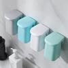 1 Stück Japanischer Stil Minimalistisch Magnetischer Mundspülbecher Wandmontiert Zahnbürsten-Aufbewahrungsregal Putzbecher Waschbecher Dental Ja