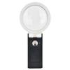 Magnifying Glass With Light And Stand 10x 25x Foldable Magnifier Usb Handheld And Standing Illuminated Magnifier Reading