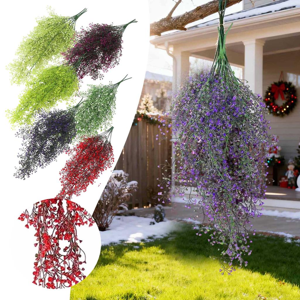 Colorful Artificial Plants, Hanging Simulated Green Leaves, Home Decor, Suitable For Rooms And Weddings.