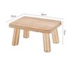 Youshu Solid Paulownia Wood Square Stool