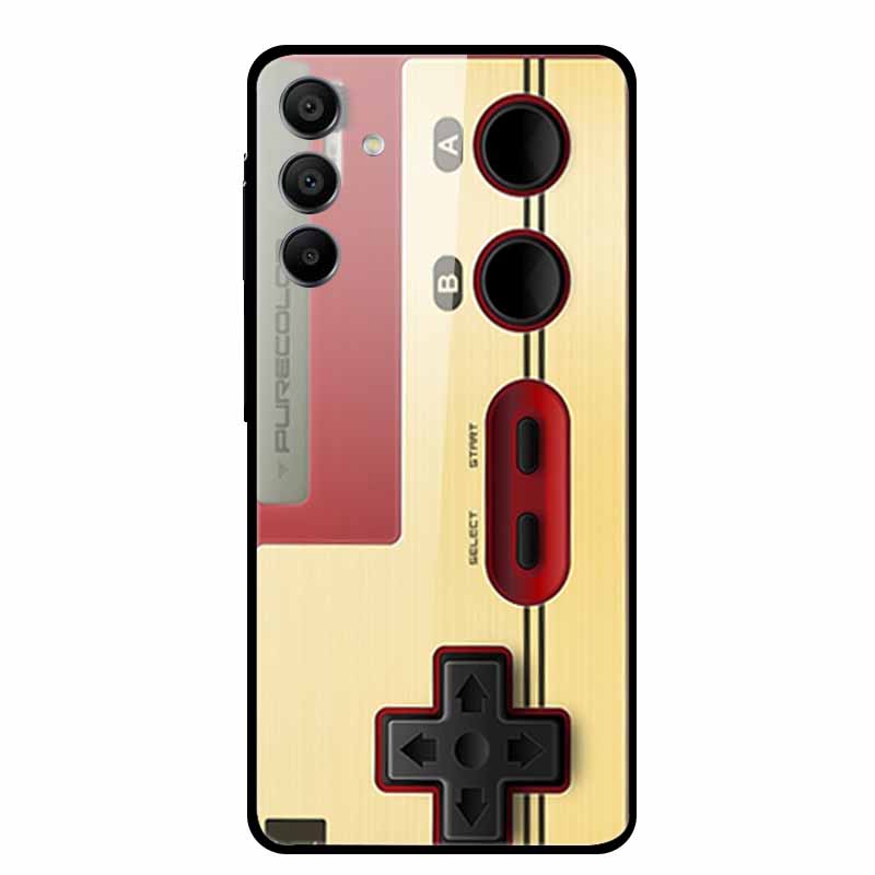 Tempered Glass Case for Samsung Galaxy A16 5G Back Cover Hard Case for SamsungA16 Phone Case Fundas Cool Protective Cute Bumper