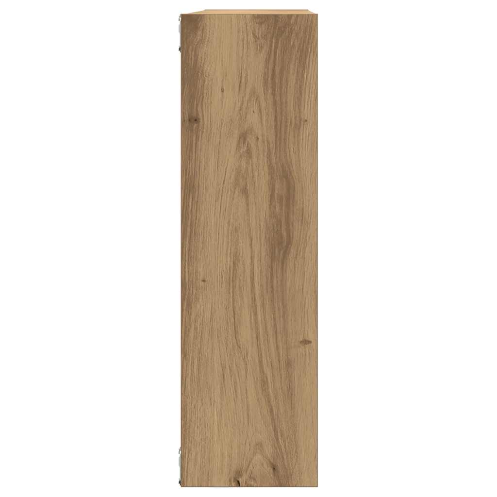 Wall Shelf Artisan Oak 75 X 16 X 55 Cm Wood Based Material