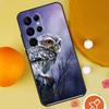 Cartoon Eule Handyhülle Für Samsung Galaxy S25 Ultra S24 S23 S22 Ultra S9 S10 S20 Plus S21 FE Funda Cover