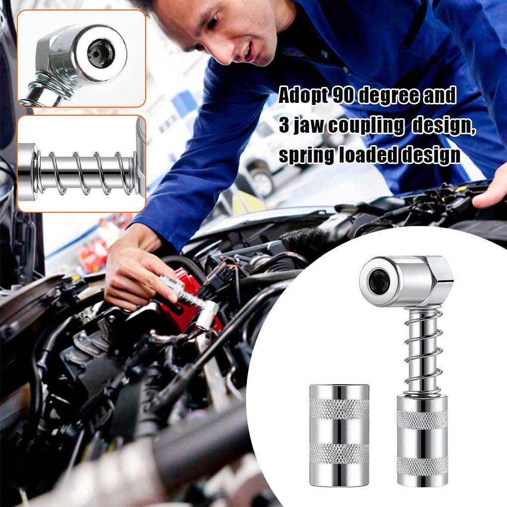 1PC 90 degree connector adapter nozzle adapter accessory 3 claw connector fitting tool with sleeve