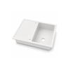 Granite Sink 780x440 White Single-bowl AquaElegance