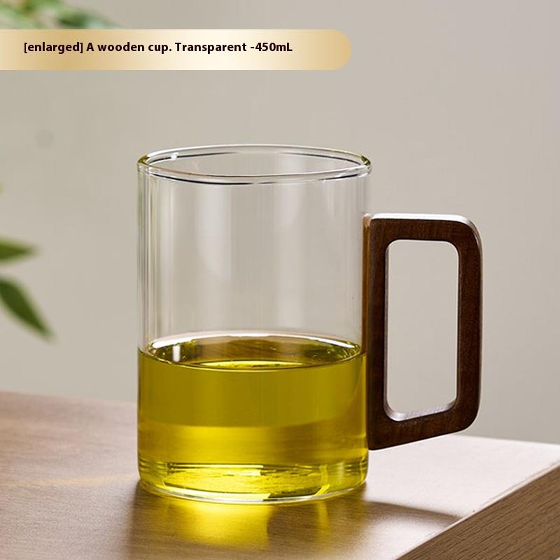 

Стеклянная чашка для чая Gianxi Чашка для разделения чая Персональная офисная с ручкой Бытовая Высокая термостойкость Чашка для воды для ароматного чая 400-600ml