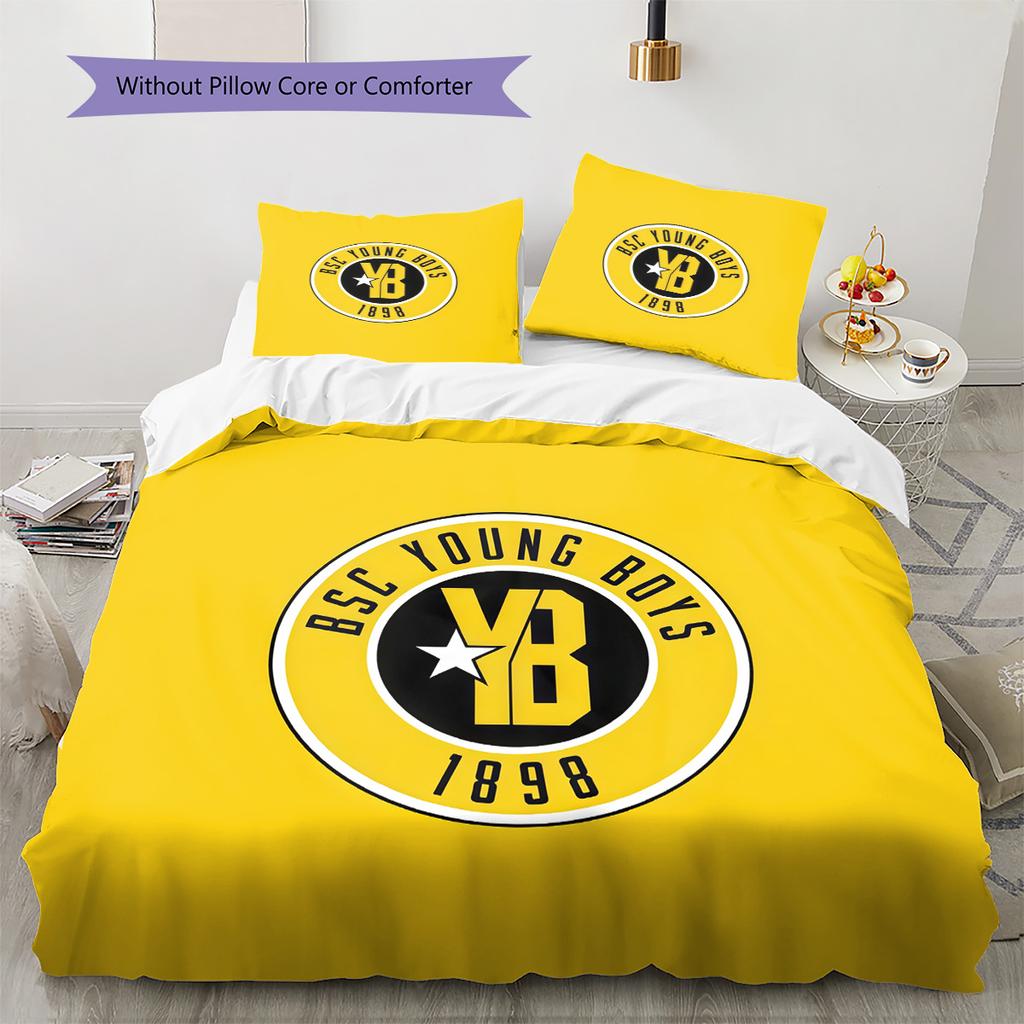 YB Bedding Quilt Set Quilt Cover Pillowcase Home Decoration Birthday Gift (1 * Duvet Cover + 2 * Pillowcase, Without Core)