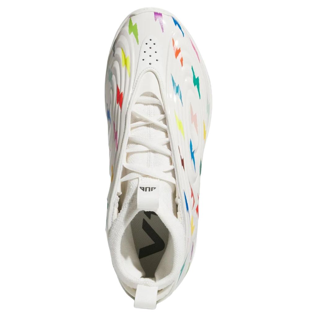 Jalen Williams x adidas Harden Vol. 10 PE Scarpe da Ginnastica Unisex Thunderbolt Bianco Core-Bianco Core-Nero KZ7544