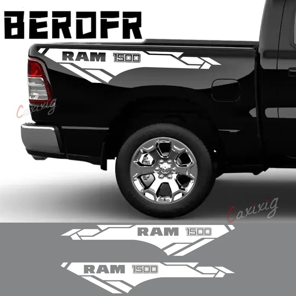 Stickers For Dodge Ram 1500 Hemi Rebel Truck Back Door Side Graphics Stripes Styling Decal Vinyl Cover Auto DIY Accessories ZZ9