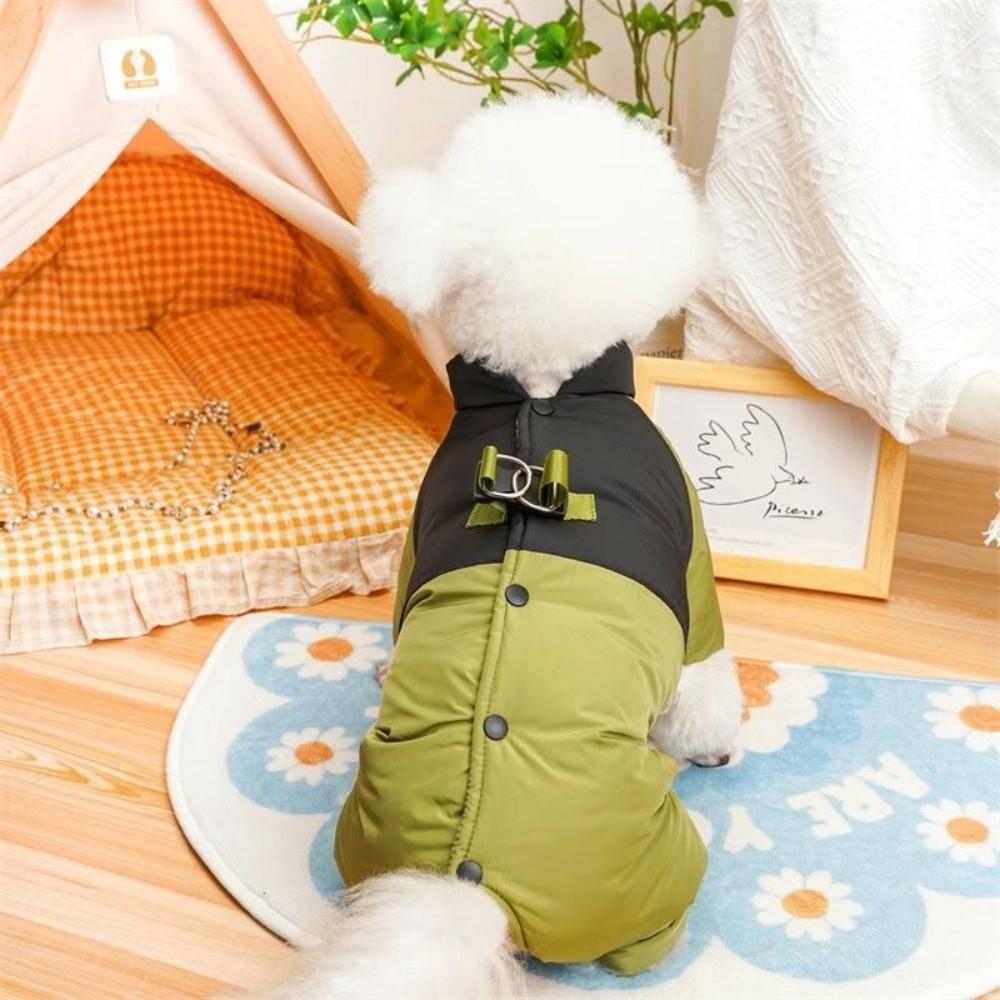 Dirt Resistant Protective Romper Autumn Winter Comfort Jumpsuit Dog Bodysuit For Puppy Small Dogs