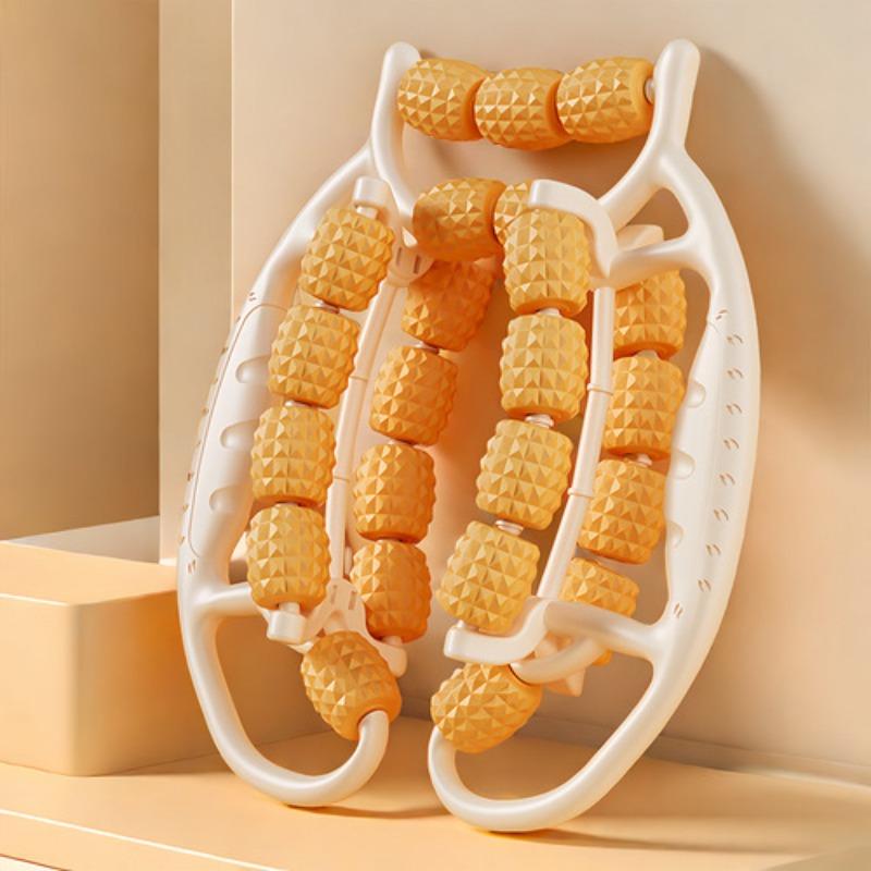 32-Roller Leg Massage Device – Ergonomic Thigh Compression Tool for Muscle Relaxation & Circulation Enhancement