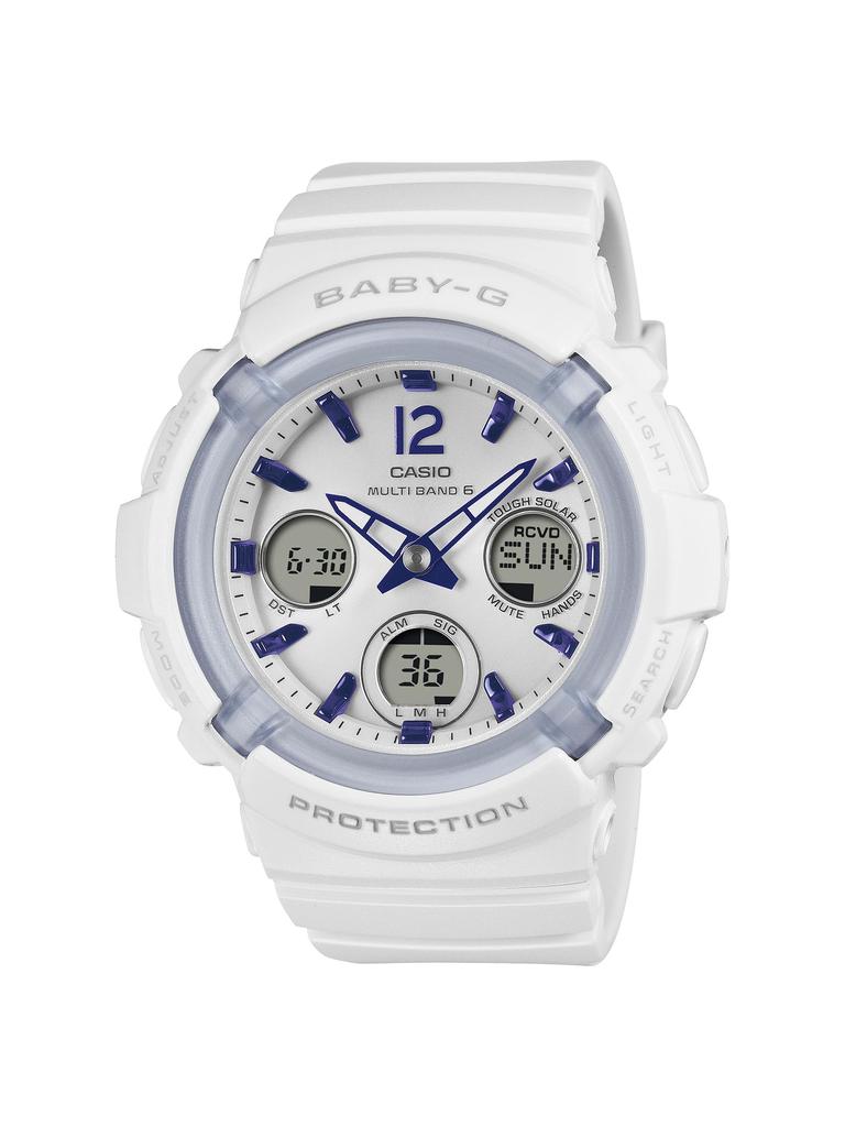 Casio Baby-G Radio Solar Wristwatch BGA-2800-7A3JF Ladies White