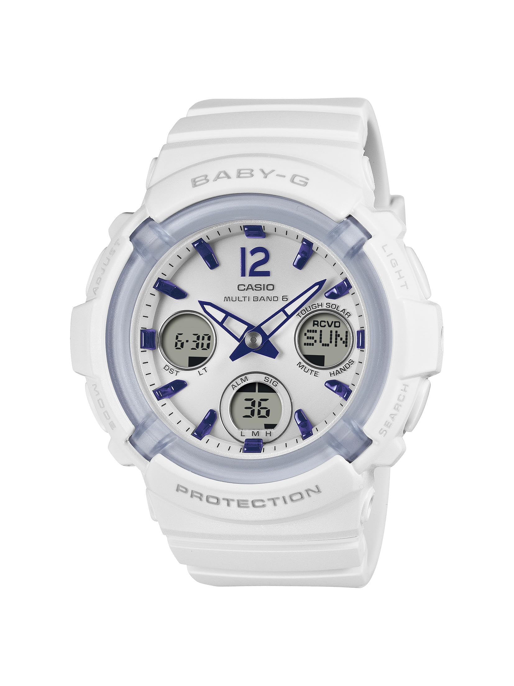 

Casio Baby-G Radio Solar Wristwatch BGA-2800-7A3JF Ladies White