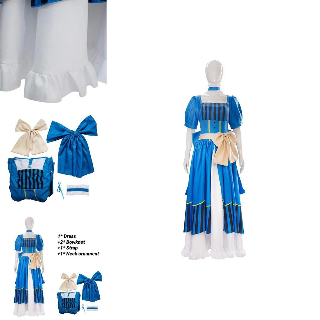 Japanese Anime Inspired Black Butler Cosplay Dress Elizabeth 2017 Theatrical Edition