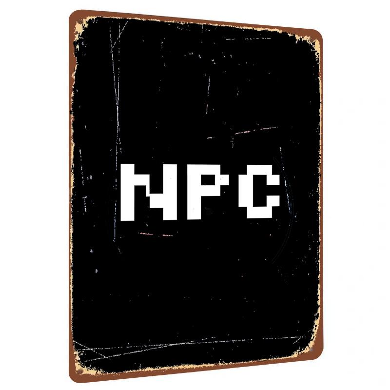 

Custom Pixel Art Metal Wall Decor Creative HNPC Design Home Office Decoration Durable Iron Hanging Sign 20x30cm（7.8x11.8inch）