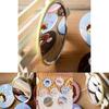 Miroir de Courtoisie Mini Compact Léger pour Filles en Voyage