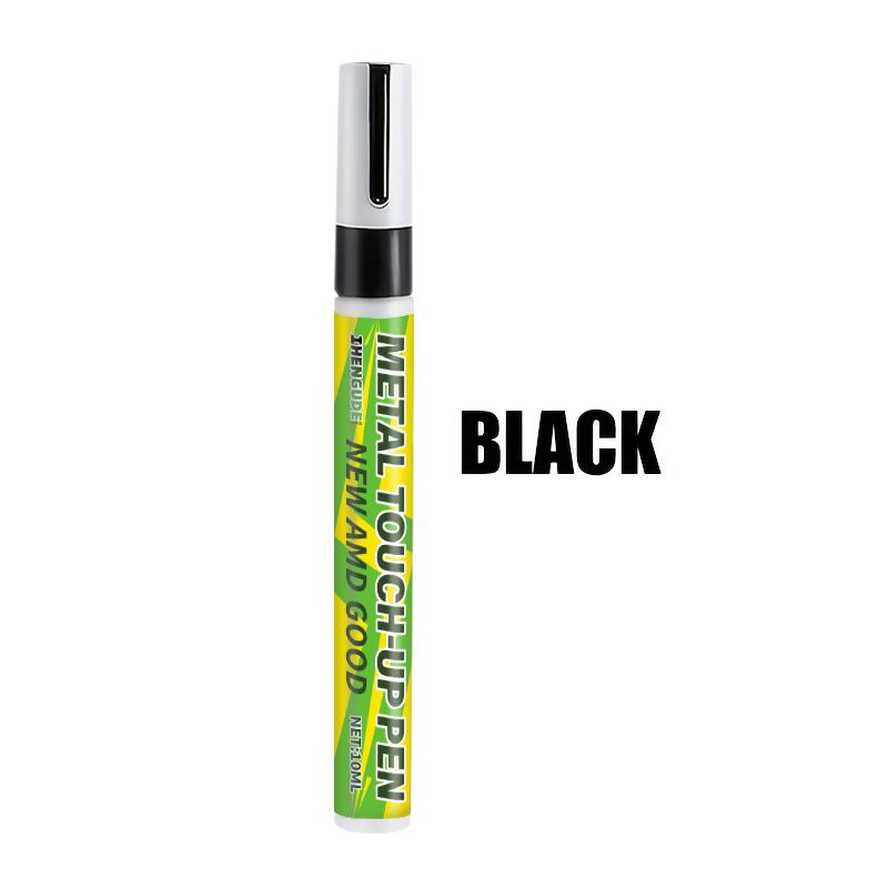 

Metal Touch-Up Pen - Surface Scratch Repair, Paint Restoration for Bathrooms and Kitchens, Black, White, and Silver Touch-Up Pens, Suitable for Faucet чорний