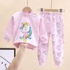 Children's Underwear Set Made of Pure Cotton for Boys' Autumn Wear, Women's Clothing for Autumn Wear, Autumn Pants for Home Wear, Children's Clothing