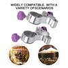 2 Pcs Umbrella Stand 25mm Hole Aluminum Alloy Adjustable