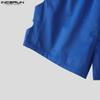 INCERUN Women Men Elastic Waist Back Cutout Home Wear Mini Pants Shorts